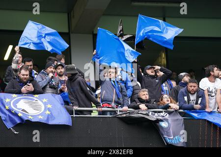 Dublin, Großbritannien. Mai 2024. Atalanta Fans vor dem Atalanta B. C gegen Bayer 04 Leverkusen UEFA Europa League Finale im Aviva Stadium, Dublin, Irland am 22. Mai 2024 Credit: Every Second Media/Alamy Live News Stockfoto