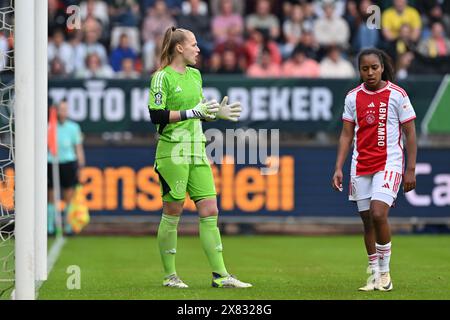 Torhüterin Regina van Eijk (1) von Ajax Vrouwen bei einem Frauenfußballspiel zwischen Ajax Amsterdam Vrouwen und Fortuna Sittard im niederländischen Toto KNVB Beker Cup Finale am Mittwoch, den 20 . Mai 2024 in Tilburg , Niederlande . FOTO SPORTPIX | David Catry Stockfoto