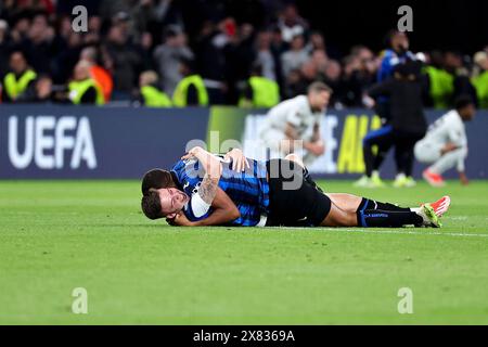 Dublin, Republik Irland. Mai 2024. Atalanta-Spieler feiern den Sieg am Ende des Europa-League-Endspiels 2023/2024 zwischen Atalanta BC und Bayer Leverkusen im Dublin Arena Stadion (Republik Irland) am 22. Mai 2024. Quelle: Insidefoto di andrea staccioli/Alamy Live News Stockfoto