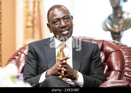 Washington, Usa. Mai 2024. William Ruto, Präsident von Kenia, im US-Kapitol. Quelle: SOPA Images Limited/Alamy Live News Stockfoto