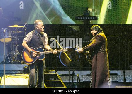 Sunderland, Großbritannien: Bruce Springsteen tritt am 22. Mai 2024 im Stadion of Light in Sunderland auf. Foto: Jill O'Donnell/Alamy Live News Stockfoto