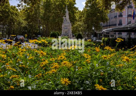 Lisboa, Portugal - 18.09.2023: Monumento aos Mortos da Grande Guerra in der Avenida da Liberdade in Lissabon. Stockfoto