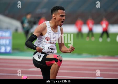 Hyogo, Japan. Mai 2024. Ayoub SADNI (MAR) Leichtathletik : Kobe 2024 Para Leichtathletik Weltmeisterschaften Männer 400 m T47 Finale im Kobe Universiade Memorial Stadium in Hyogo, Japan . Quelle: AFLO SPORT/Alamy Live News Stockfoto