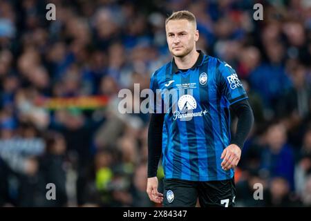 Dublin, Republik Irland. Mai 2024. Teun Koopmeiners von Atalanta beim UEFA Europa League Finale 2024 zwischen Atalanta BC und Bayer 04 Leverkusen in der Dublin Arena am 22. Mai 2024 (Foto: Andrew SURMA/ Credit: SIPA USA/Alamy Live News) Stockfoto