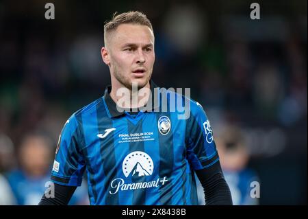 Dublin, Republik Irland. Mai 2024. Teun Koopmeiners von Atalanta beim UEFA Europa League Finale 2024 zwischen Atalanta BC und Bayer 04 Leverkusen in der Dublin Arena am 22. Mai 2024 (Foto: Andrew SURMA/ Credit: SIPA USA/Alamy Live News) Stockfoto