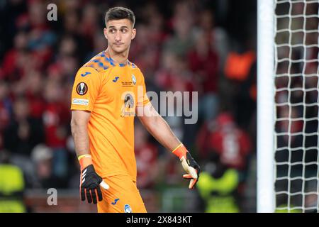 Dublin, Republik Irland. Mai 2024. Juan Musso aus Atalanta beim Finale der UEFA Europa League 2024 zwischen Atalanta BC und Bayer 04 Leverkusen in der Dublin Arena am 22. Mai 2024 (Foto: Andrew SURMA/ Credit: SIPA USA/Alamy Live News Stockfoto