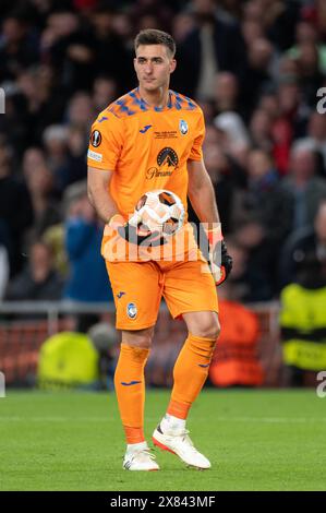 Dublin, Republik Irland. Mai 2024. Juan Musso aus Atalanta beim Finale der UEFA Europa League 2024 zwischen Atalanta BC und Bayer 04 Leverkusen in der Dublin Arena am 22. Mai 2024 (Foto: Andrew SURMA/ Credit: SIPA USA/Alamy Live News Stockfoto
