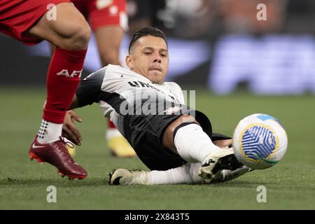 Sao Paulo, Brasilien. Mai 2024. São PAULO, SP - 22.05.2024: CORINTHIANS X AMÉRICA RN - Romero während des Spiels zwischen Corinthians x América RN in der Neo Química Arena in São Paulo, SP. Das Spiel ist das zweite, das für die dritte Phase der Copa do Brasil 2024 gültig ist. (Foto: Marco Galvão/Fotoarena) Foto Arena LTDA/Alamy Live News Stockfoto