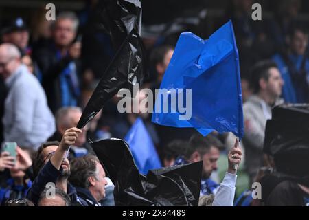 Dublin, Irland. 22. Mai 2024. Supporters (Atalanta) beim Endspiel der UEFA Europa League zwischen Atalanta 3-0 Bayern Leverkusen im Dublin Arena Stadium am 22. Mai 2024 in Dublin, EIRE. Quelle: Maurizio Borsari/AFLO/Alamy Live News Stockfoto