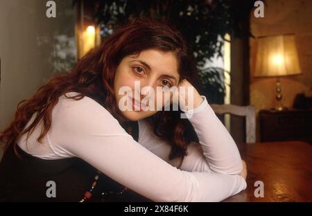 Espido FREIRE (Maria Laura) - Datum : 19991201 ©John Foley/Opale.Photo Stockfoto