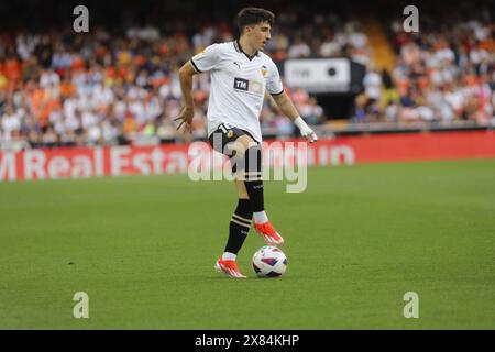 Diego Lopez vom FC Valencia Stockfoto