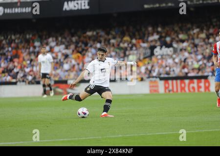 Diego Lopez vom FC Valencia Stockfoto