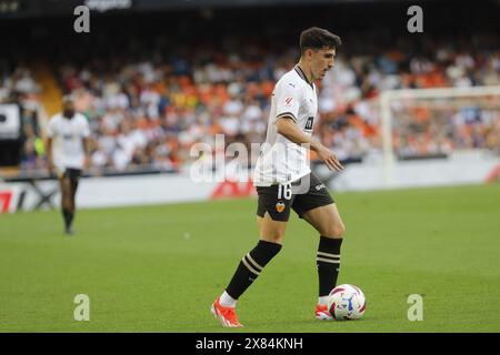 Diego Lopez vom FC Valencia Stockfoto