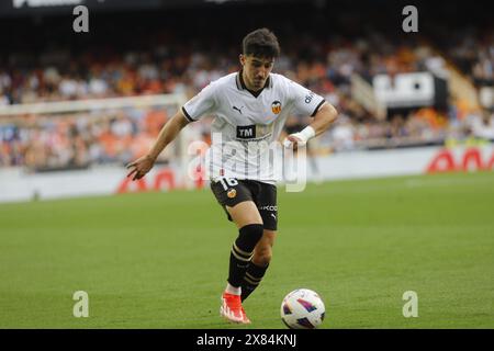 Diego Lopez vom FC Valencia Stockfoto