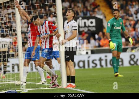 Diego Lopez vom FC Valencia Stockfoto