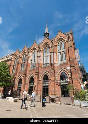 St Albions, ein ehemaliges Church Institute und ein denkmalgeschütztes Gebäude, im Stadtzentrum von Leeds, West Yorkshire, England, Großbritannien Stockfoto