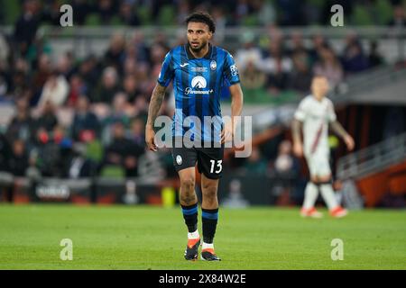 Dublin, Großbritannien. Mai 2024. Ederson von Atalanta während der Atalanta B. C gegen Bayer 04 Leverkusen UEFA Europa League Finale im Aviva Stadium, Dublin, Irland am 22. Mai 2024 Credit: Every Second Media/Alamy Live News Stockfoto