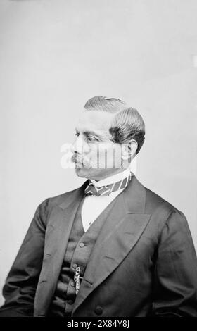 Pierre Gustave Toutant Beauregard. Zwischen 1860 und 1870. Stockfoto