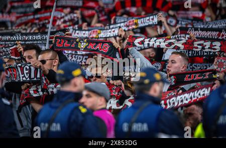 Dublin, Irland. Mai 2024. Leverkusen Fans Atalanta Bergamo - Bayer 04 Leverkusen 22.05.2024 Copyright (nur für journalistische Zwecke) by : Stockfoto