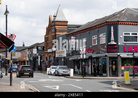 Ladypool Road, Balsall Heath, Birmingham, Großbritannien Stockfoto