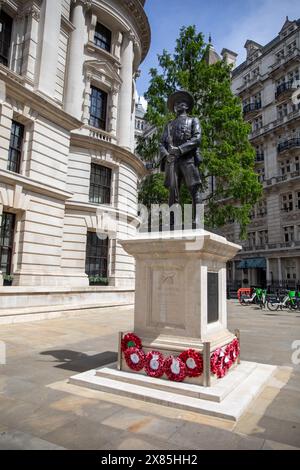 Gedenkstätte für die Brigade von Gurkhas auf der Horse Guards Avenue, Whitehall, London Stockfoto