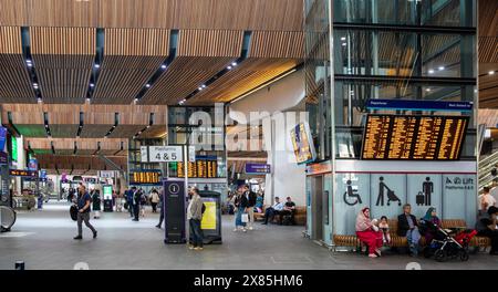 Die neue Straßenhalle der London Bridge Station Londons ältester und viertgrößte Bahnstation der USA, London, England, Großbritannien Stockfoto