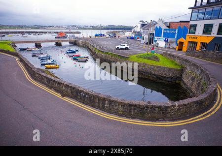 Der Hafen von Portrush in Nordirland Stockfoto