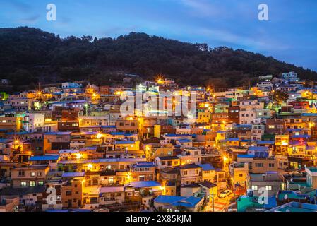 Berühmte Attraktion Gamcheon Culture Village in Busan, Südkorea Stockfoto