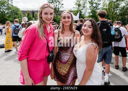 Breslau, Breslau, Polen. Mai 2024. Tausende von Studenten auf den Straßen Breslaws feiern Juwenalia 2024. Der Studentenurlaub dauert zwei Tage und ist voller kultureller Veranstaltungen. (Kreditbild: © Krzysztof Zatycki/ZUMA Press Wire) NUR REDAKTIONELLE VERWENDUNG! Nicht für kommerzielle ZWECKE! Stockfoto