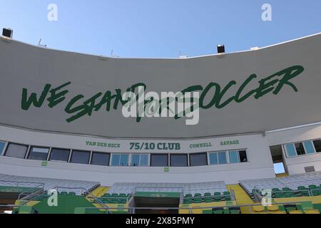 St. Petersburg, Florida, USA. Mai 2024. St. Petersburg FL USA; Ein allgemeiner Blick auf Al lang Stadum vor der 16. Runde des Lamar Hunt U.S. Open Cup zwischen den Tampa Bay Rowdies und dem FC Dallas am 22. Mai 2024. Der FC Dallas besiegte die Rowdies mit 2:1. (Kreditbild: © Kim Hukari/ZUMA Press Wire) NUR REDAKTIONELLE VERWENDUNG! Nicht für kommerzielle ZWECKE! Stockfoto