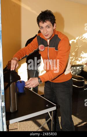 Gregor Steinbrenner moderiert bei ZDF pur, Deutschland 2005. Stockfoto
