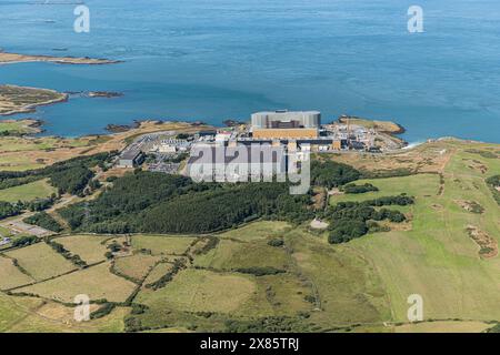 Wylfa-Kraftwerk Anglesey (Ynys Mon) Nordwales Standort für den neuen Rolls Royce-Kernreaktor: Phillip Roberts Stockfoto