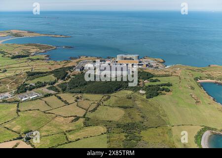 Wylfa-Kraftwerk Anglesey (Ynys Mon) Nordwales Standort für den neuen Rolls Royce-Kernreaktor: Phillip Roberts Stockfoto
