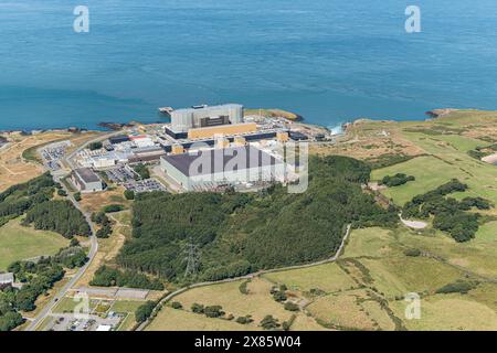 Wylfa-Kraftwerk Anglesey (Ynys Mon) Nordwales Standort für den neuen Rolls Royce-Kernreaktor: Phillip Roberts Stockfoto