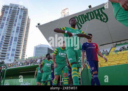 St. Petersburg, Florida, USA. Mai 2024. Während der sechzehnten Runde des Lamar Hunt U.S. Open Cup am 22. Mai 2024 im Al lang Stadium. Der FC Dallas besiegte die Rowdies mit 2:1. (Kreditbild: © Kim Hukari/ZUMA Press Wire) NUR REDAKTIONELLE VERWENDUNG! Nicht für kommerzielle ZWECKE! Stockfoto