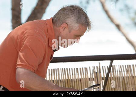 Schmeckt nicht, gibt’s nicht, Kochsendereihe, Deutschland 2003 - 2007, Special: Mallorca, Co-Moderator Stockfoto