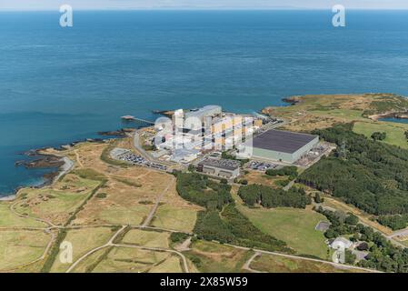 Wylfa-Kraftwerk Anglesey (Ynys Mon) Nordwales Standort für den neuen Rolls Royce-Kernreaktor: Phillip Roberts Stockfoto