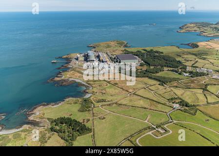 Wylfa-Kraftwerk Anglesey (Ynys Mon) Nordwales Standort für den neuen Rolls Royce-Kernreaktor: Phillip Roberts Stockfoto