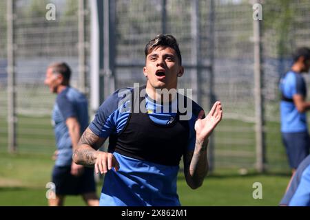 Sankt Petersburg, Russland. Mai 2024. Gustavo Mantuan (31), ein Spieler des Fußballvereins Zenit, der während eines offenen Trainings in der Trainingsbasis Zenit FC in St. Petersburg vor dem Fußballspiel Zenit Sankt Petersburg – Rostow in Sankt Petersburg, Russland, zu sehen ist. (Foto: Maksim Konstantinov/SOPA Images/SIPA USA) Credit: SIPA USA/Alamy Live News Stockfoto