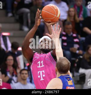 Bonn, Deutschland. Mai 2024. Brian Fobbs (Bonn), Telekom Baskets Bonn vs Alba Berlin, easyCredit BBL, 3. Viertelfinale, Bonn, 21.05.2024. Quelle: Jürgen Schwarz/Alamy Live News Stockfoto