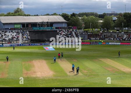 Derby, Großbritannien. Mai 2024. Eine allgemeine Ansicht des Spiels während des England Women/Pakistan Women 1st Metro Bank ODI Match England vs Pakistan at the Incora County Ground, Derby, United Kingdom, 23. Mai 2024 (Foto: Gareth Evans/News Images) in Derby, United Kingdom am 23.05.2024. (Foto: Gareth Evans/News Images/SIPA USA) Credit: SIPA USA/Alamy Live News Stockfoto