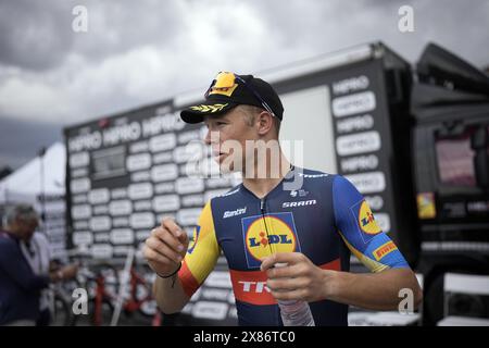 Padua, Italien. Mai 2024. Milan Jonathan (Team Lidl - Treck) während der 18. Etappe des Giro d'Italia von Fiera di Primiero nach Padua, Italien - Donnerstag, 23. Mai 2024. Sport Radfahren (Foto: Marco Alpozzi /Lapresse) Credit: LaPresse/Alamy Live News Stockfoto