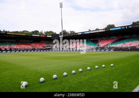 Nijmegen, Niederlande. Mai 2024. NIJMEGEN, Stadium de Goffert, 23.05.2024, Saison 2023/2024, Dutch Eredivisie Play-off. Während des Spiels NEC - Go Ahead Eagles (Play-off), Stadionübersicht Credit: Pro Shots/Alamy Live News Stockfoto