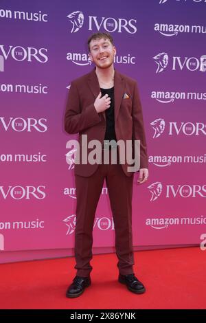 Blair DAVIE bei den Ivor Novello Awards im Grosvenor House in London. Bilddatum: Donnerstag, 23. Mai 2024. Stockfoto