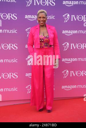 Michelle Escoffery bei den Ivor Novello Awards im Grosvenor House in London. Bilddatum: Donnerstag, 23. Mai 2024. Stockfoto