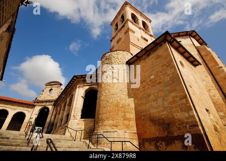 Kirche Santa Cruz von Medina de Pomar, Burgos, Spanien Stockfoto