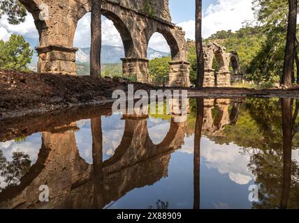 Phaselis antike Stadt und Ruinen Antalya Kemer Stockfoto