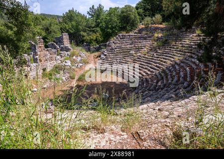 Phaselis antike Stadt und Ruinen Antalya Kemer Stockfoto