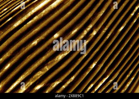 Nahaufnahme des strukturierten Hintergrunds aus Plissee Stockfoto