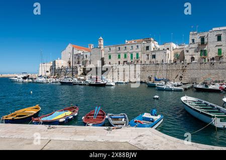 Die Stadt Giovinazzo, Italien. Stockfoto